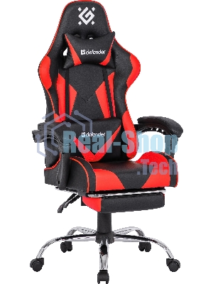 Кресло игровое Defender PILOT RED/BLACK