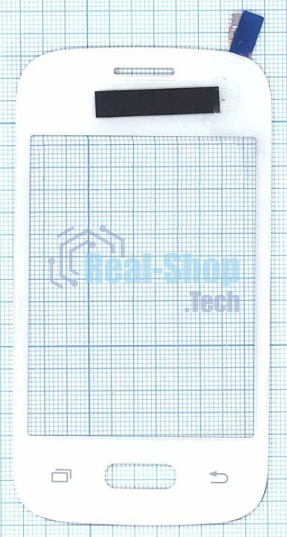 Сенсорное стекло (тачскрин) для Samsung Galaxy Pocket 2 SM-G110, белое