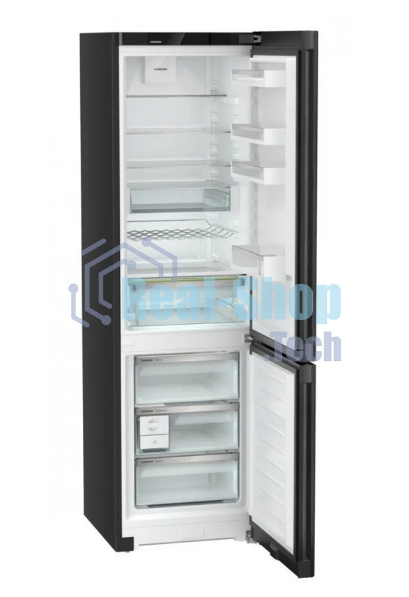 Холодильник Liebherr CNBDC 573I-22 001 черная нержавеющая сталь двухкамерный 266/94л морозилка снизу
