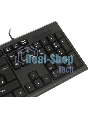 Комплект клавиатура+мышь Oklick 621M IRU проводной, USB, 1200 DPI, чёрный