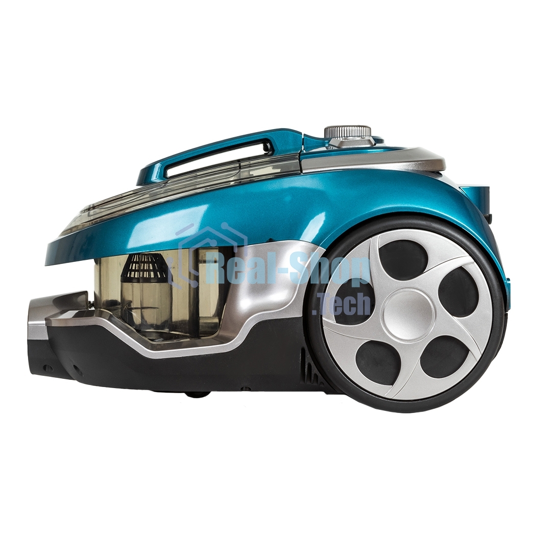 Пылесос JVC JH-VC401 бирюзовый/серый, 320/1800 Вт, уборка сухая, пылесборник контейнер 2,5 л.