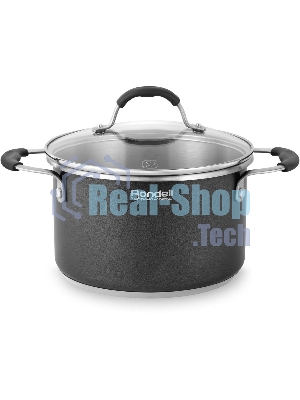Кастрюля Rondell Stern RDS-010, 3.9л, 20см, с крышкой, серый