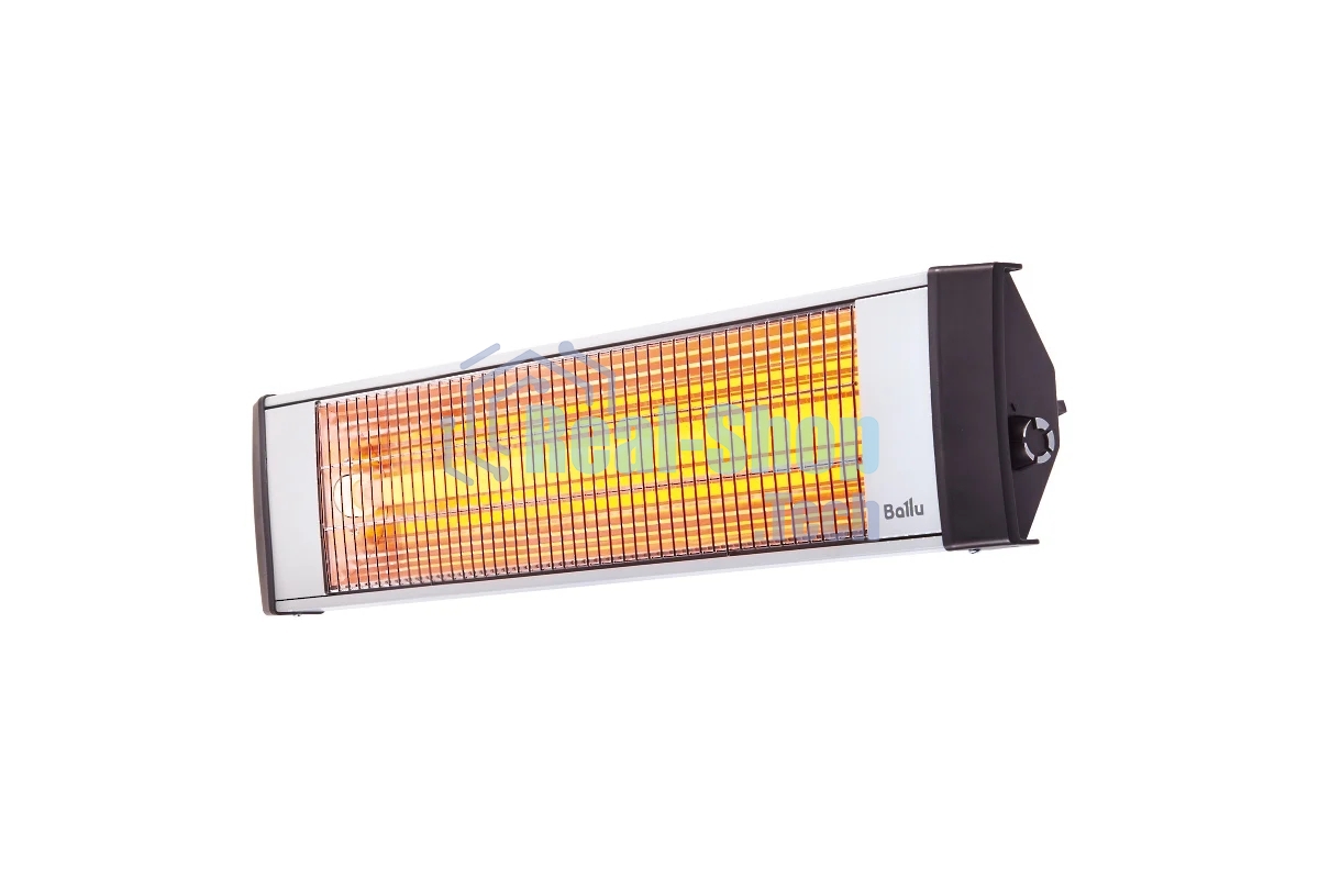 Обогреватель инфракрасный Ballu BIH-L-3.0 серый, кварцевый, 3000 Вт, 35 м2 + штатив BIH-LS-220