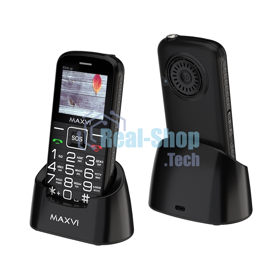 Мобильный телефон Maxvi B5ds up черный