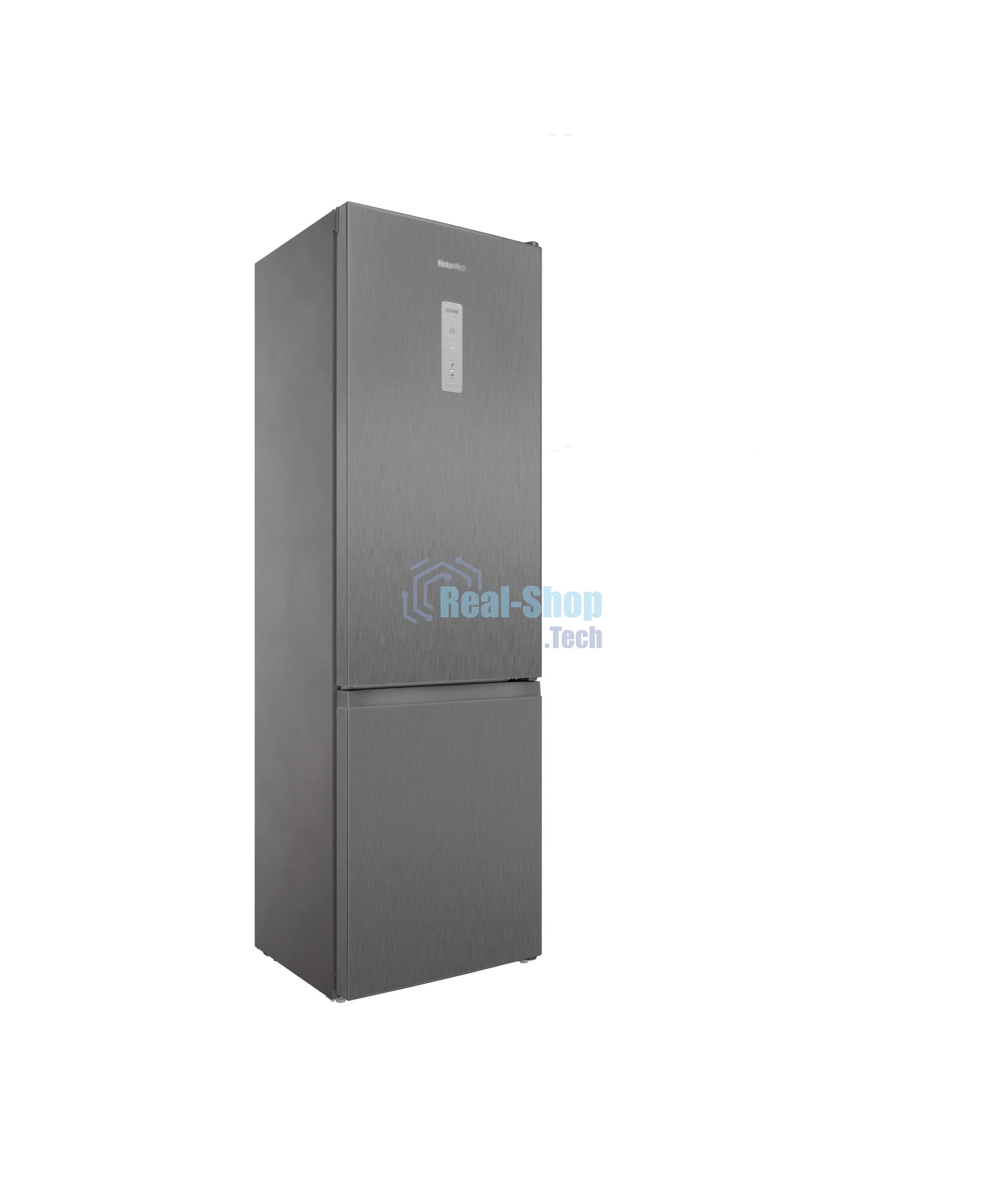 Холодильник Hotpoint HT 6200 MX нержавеющая сталь двухкамерный 240/83л морозилка снизу, No Frost