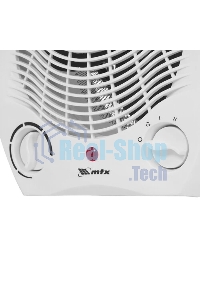 Тепловентилятор MTX FHS-2000, белый, 1000/2000 Вт, 25 м2, термостат