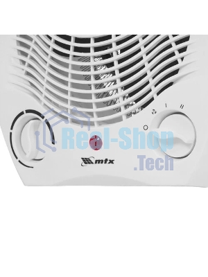Тепловентилятор MTX FHS-2000, белый, 1000/2000 Вт, 25 м2, термостат