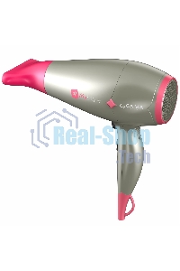 Фен GA.MA Diamond my style GH0304 серебристый/розовый, 2300 Вт, компактный