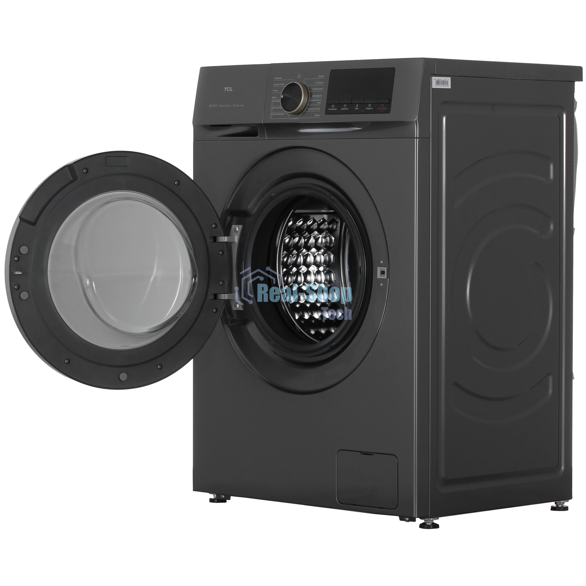 Стиральная машина TCL TWRP-1108W12G2 серый, загрузка фронтальная 8кг, 1200 об/мин., класс: A +