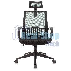 Кресло Бюрократ MC-201-H черный, сетка