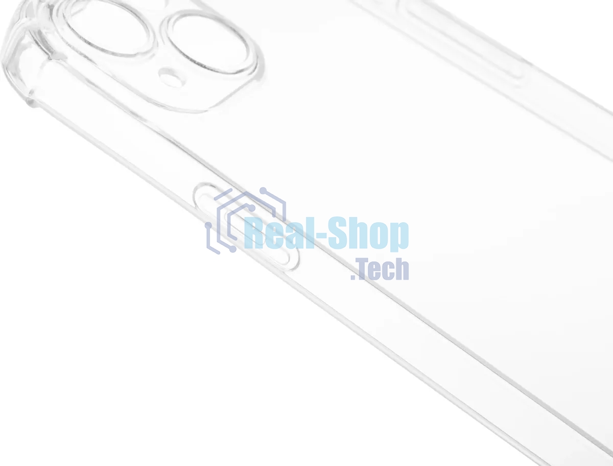Чехол (клип-кейс) BoraSCO для Apple iPhone 15 Plus прозрачный