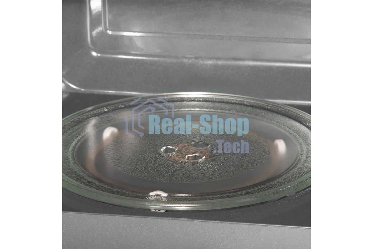 Микроволновая печь Polaris PMO 2002DG RUS черный, 20 л, 700 Вт, переключатели - поворотный механизм/кнопки