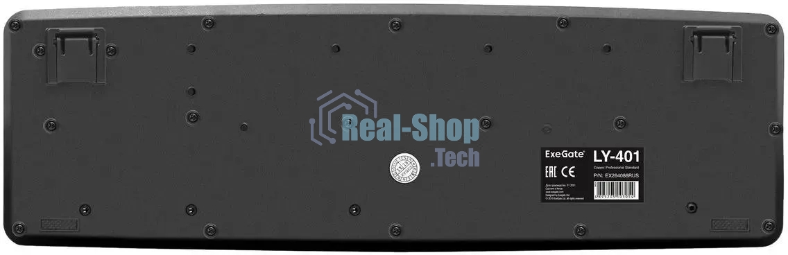 Клавиатура проводная ExeGate LY-401 (EX264086RUS), USB, серебристый
