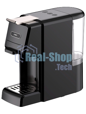 Кофеварка капсульная JVC JK-CF45 черный, исп. кофе - капсулы Nespresso, Dolce Gusto/молотый, 0.6 л, 1350 Вт, 19 бар