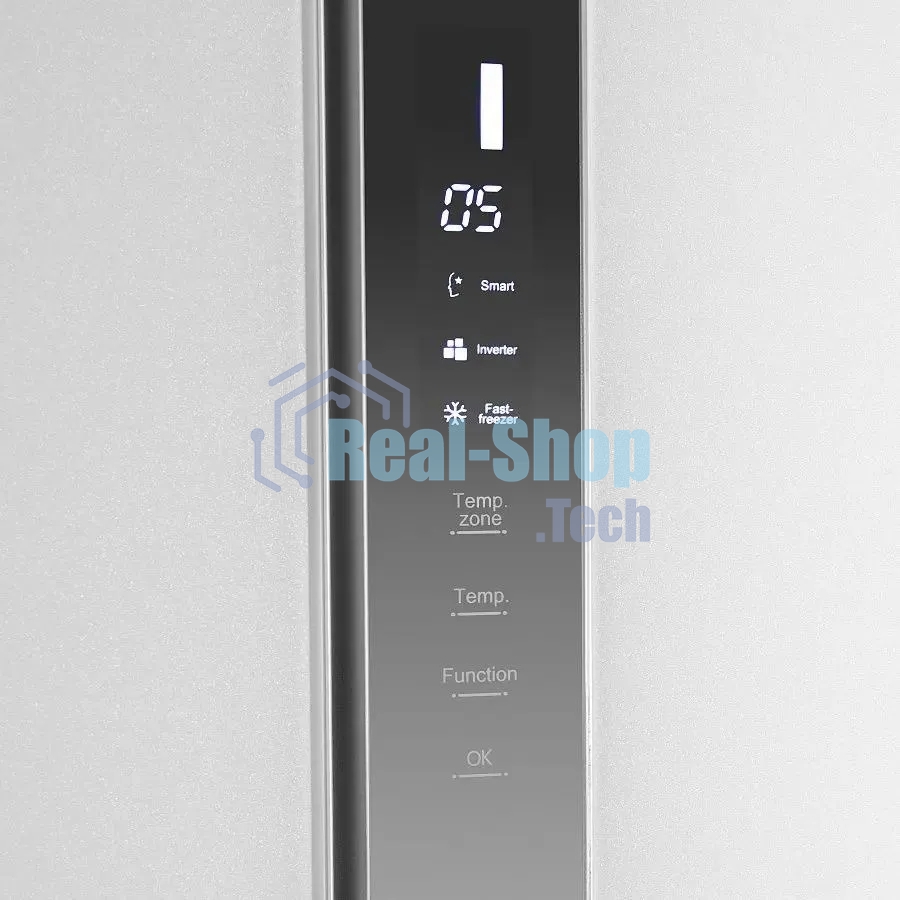 Холодильник Maunfeld MFF177NFW Slim Inverter белый двухкамерный 352/198л морозилка слева, No Frost, Side by Side