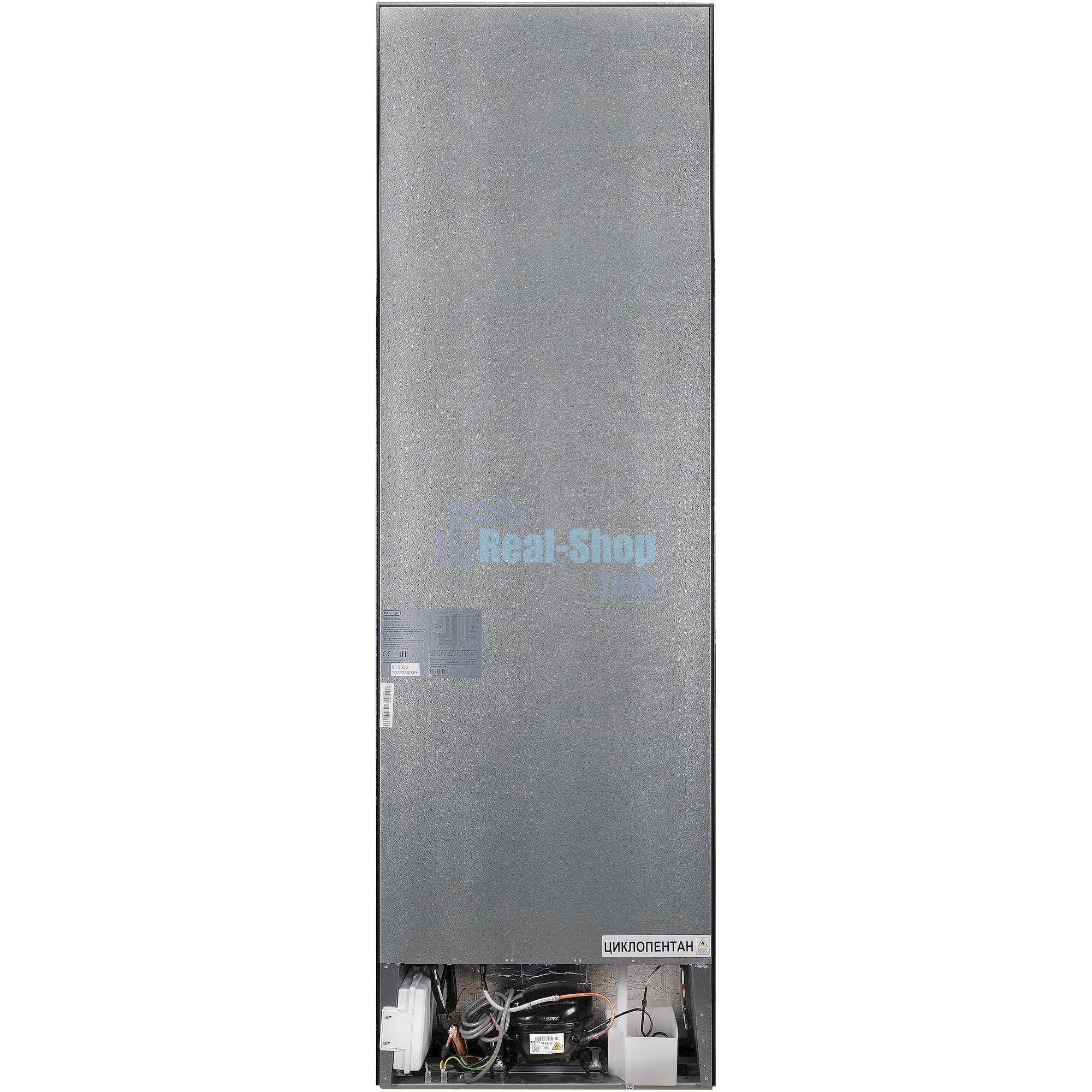 Холодильник DeLonghi DCS 19NFI NB DAMIANO черный двухкамерный 230/100л морозилка снизу, No Frost