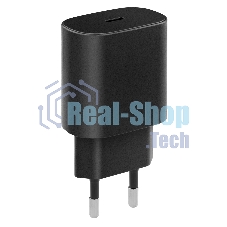 Сетевое зарядное устройство Defender UPA-125 25W,USB C,кабель Type-C,черный