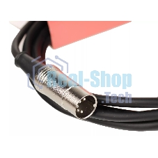 Кабель MIDI FORCE MCC-02/3MIDI DIN 5-pin - MIDI DIN 5-pin, высококачественный, диаметр 6 мм, для подключения синтезаторов, звуковых модулей и др. оборудования, профессиональные металлические разъемы, длина 3 м, черный