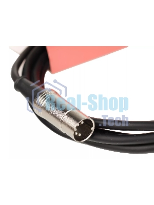 Кабель MIDI FORCE MCC-02/3MIDI DIN 5-pin - MIDI DIN 5-pin, высококачественный, диаметр 6 мм, для подключения синтезаторов, звуковых модулей и др. оборудования, профессиональные металлические разъемы, длина 3 м, черный