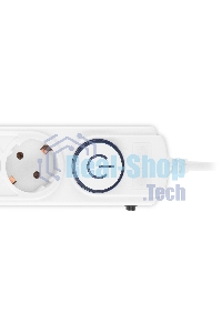 Сетевой фильтр Ippon BK-6-EU-3-10-W 3 м (6 розеток) белый (коробка)