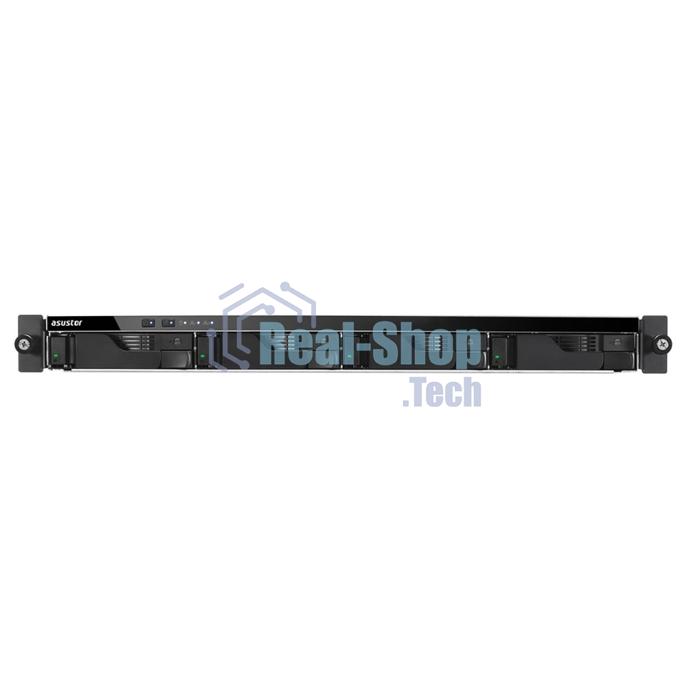 Сетевой накопитель ASUSTOR AS6504RS 4Bay/Intel Atom C3538, 2.1GHz/8Gb DDR4/noHDD,LFF(HDD,SSD),/2x1GbE(LAN)/4xUSB3.2; 90IX01G0-BW3S00