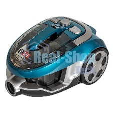 Пылесос JVC JH-VC401 бирюзовый/серый, 320/1800 Вт, уборка сухая, пылесборник контейнер 2,5 л.