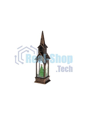 Светильник декоративный (фигура) Neon-night Башня с эффектом снегопада и подсветкой