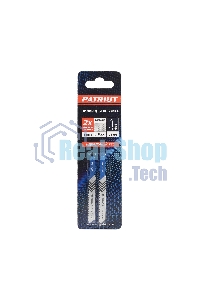 Пилка для лобзика EDGE by PATRIOT T118B по металлу, 2шт в блистере