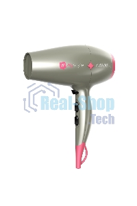 Фен GA.MA Diamond my style GH0304 серебристый/розовый, 2300 Вт, компактный