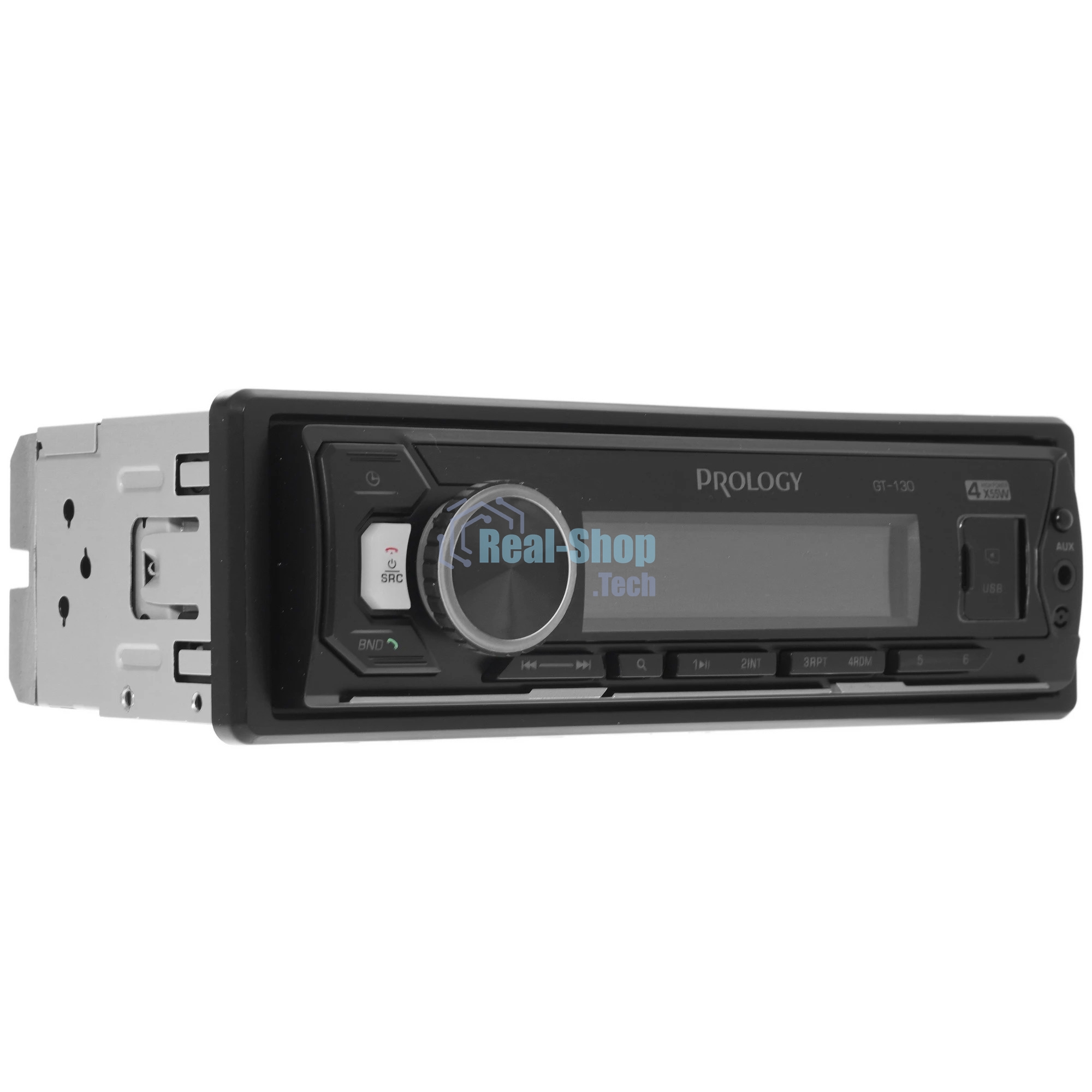 Автомагнитола Prology GT-130, 1 DIN, Bluetooth, USB Type-A, AUX, пульт ДУ