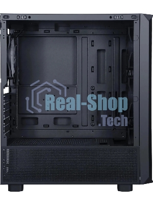 Компьютерный корпус Accord 3602 черный без БП ATX 2xUSB3.0 1xUSB3.1 audio bott PSU