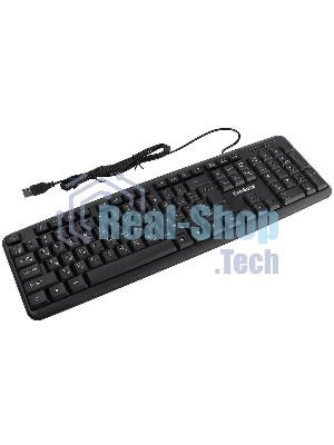 Клавиатура проводная ExeGate Professional Standard LY-331L2 (USB, полноразмерная, влагозащищенная, 104кл., Enter большой, длина кабеля 2,2м, черная, Color Box)