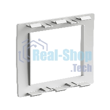 Рамка универсальная DKC F00011G In-Liner Aero 2 модуля, серебристый, RAL 9006