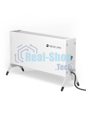 Конвектор Neoclima Nano 1000W белый, 1000 Вт, 15 м2, термостат