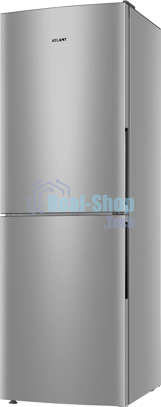 Холодильник Atlant 4612-181 серебристый двухкамерный 182/119л морозилка снизу