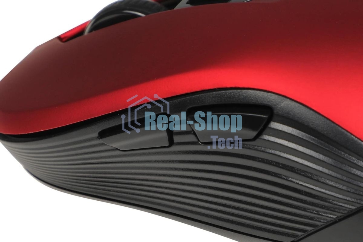 Мышь беспроводная Defender Gassa MM-105 красный, 1600 dpi, радиоканал, USB, кнопки - 6