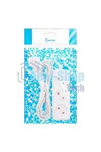 Удлинитель 3 гнезда 3 метра 6А/1,35 кВт без заземления ШВВП 2х0,75 (SBE-10-3-03-F)