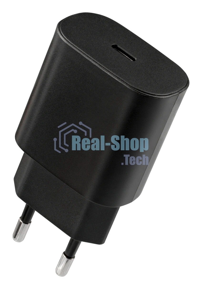 Сетевое зарядное устройство Defender UPA-125 25W,USB C,кабель Type-C,черный