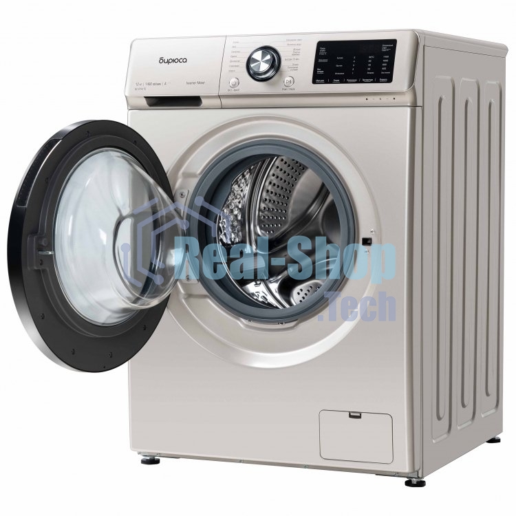 Стиральная машина Бирюса WM-SL1214/15 B золотистый, загрузка фронтальная 12 кг, 1400 об/мин, класс А+++