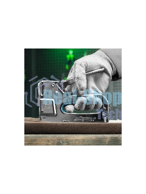 Степлер мебельный Сибртех, металлический, регулируемый, тип скобы 53, 4-14 мм