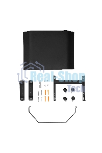 Конвектор Denzel XCE-1000B черный, 1000 Вт, 15 м2, термостат