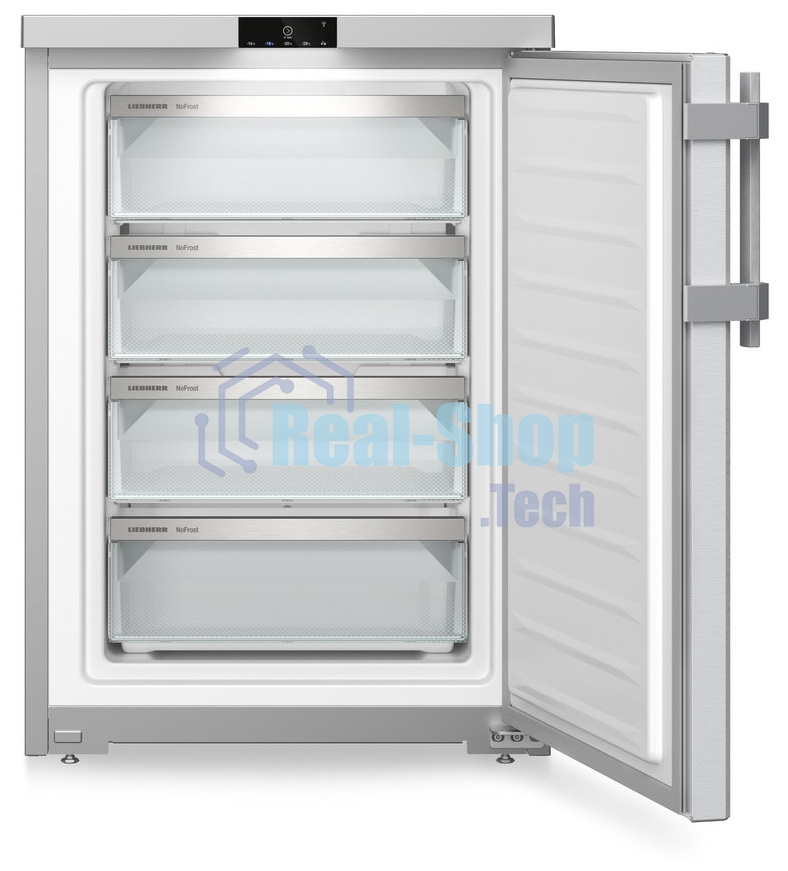 Морозильная камера Liebherr FNsddi 1624-20 001, нержавеющая сталь, 86 л, 4 ящика