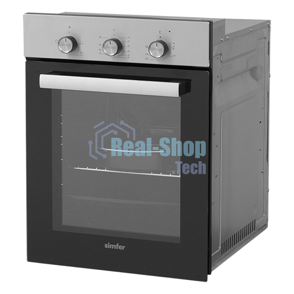 Электрический духовой шкаф Simfer B4EM14016, встраиваемый, нержавеющая сталь