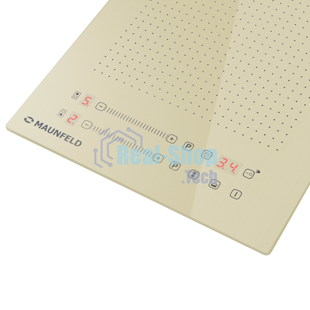 Индукционная варочная панель Maunfeld CVI292S2FBG Inverter независимая, бежевый