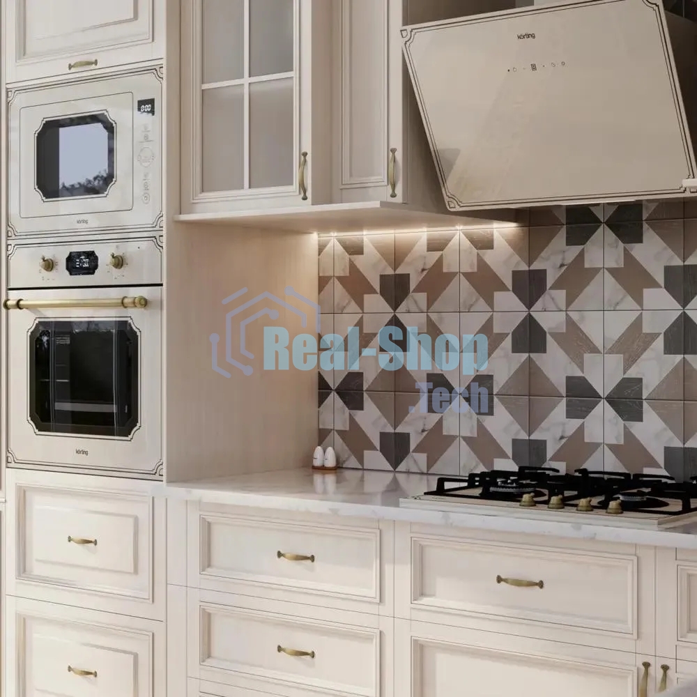 Микроволновая печь встраиваемая Korting KMI 825 RGB бежевый, 25 л, 900 Вт, переключатели - сенсор