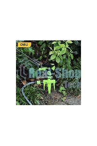 Дождеватель-разбрызгиватель импульсный на 3-х пиках Deli DL581302 площадь орошения до 490кв.м, сектор полива 0-360 град, диаметр шланга 3/4