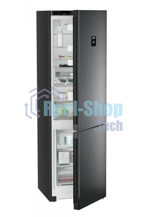 Холодильник Liebherr CNBDC 573I-22 001 черная нержавеющая сталь двухкамерный 266/94л морозилка снизу