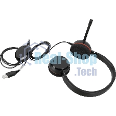 Гарнитура Jabra Evolve 20 MS Stereo USB чёрный, проводная