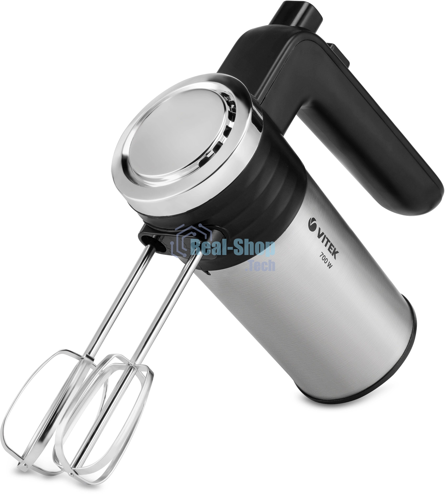 Миксер ручной Vitek VT-1404 700 Вт, черный/серебристый