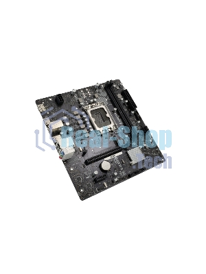 Материнская плата Biostar H610MS, LGA 1700, Intel H610, 2xDDR4, 4xSATA, 1xM.2, 1xPCIe 4.0 x16, 1xPCIe x1, 1xHDMI, 1xDP, 1x 1Gb LAN, 1xUSB-A 3.2 Gen 1, 4xUSB-A 2.0, 3x3.5 мм, 7.1, mATX
